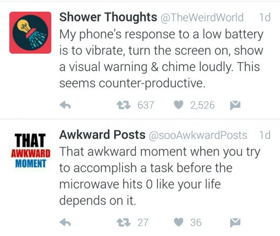 Twitter awkward posts 