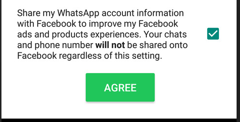 whatsapp facebook share chat