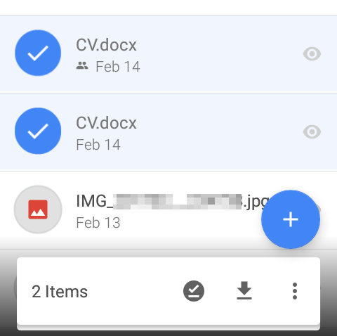 google drive app move multiple files
