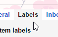 gmail label tab