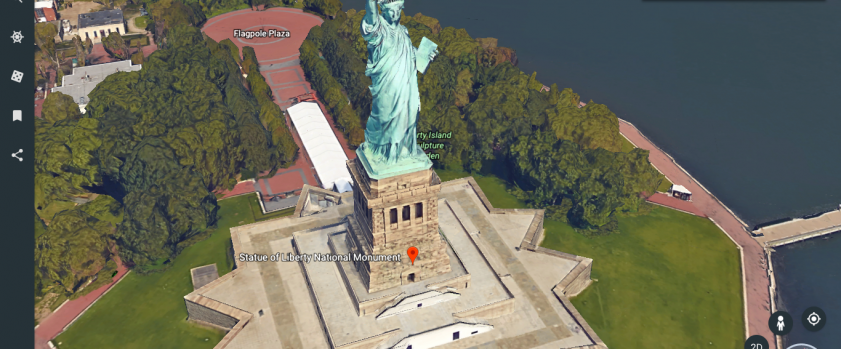 View Angle on Google Earth