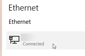 windows 10 network settings ( metered connection )